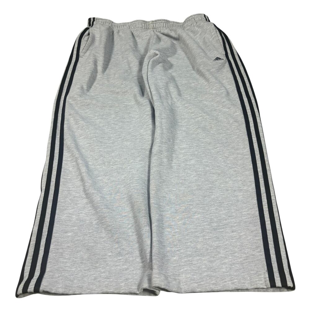 y2k 2000s Adidas baggy wide leg sweatpants XXL 36x26 sportswear athletic